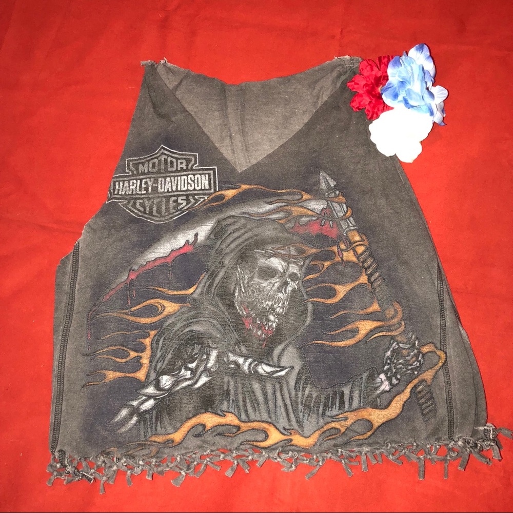Customized Harley-Davidson tank